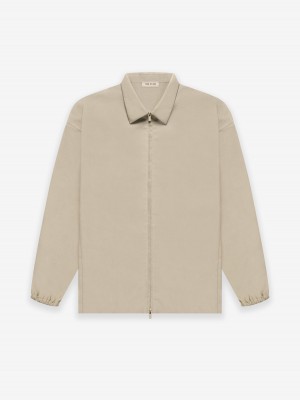 Fear Of God Algodon Trabajo Jacket Beige | FOG-SN593416