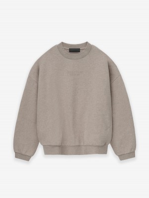 Fear Of God Essentials Crewneck Kaki | FOG-SN593619