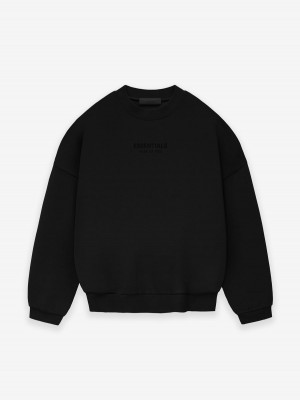 Fear Of God Essentials Crewneck Negros | FOG-SN593620