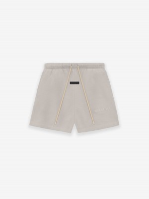 Fear Of God Essentials Sweatshort Plateados | FOG-SN593585