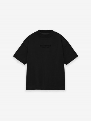 Fear Of God Essentials Tee Negros | FOG-SN593813