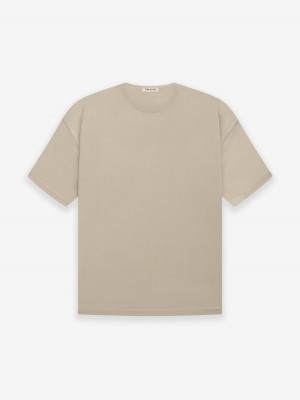 Fear Of God Lana Crepe Tee Beige | FOG-SN593285